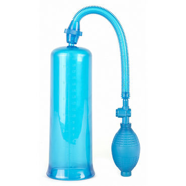 Shots Toys Dusky Power Pump, синяя, Вакуумная помпа Shots Toys Dusky Power Pump, синяя, Вакуумная помпа