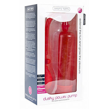 Shots Toys Dusky Power Pump, красная - фото, отзывы Shots Toys Dusky Power Pump, красная - фото, отзывы
