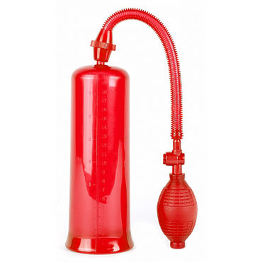 Shots Toys Dusky Power Pump, красная, Вакуумная помпа Shots Toys Dusky Power Pump, красная, Вакуумная помпа