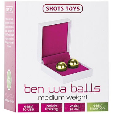 Shots Toys Ben Wa Balls Medium Weight - фото, отзывы Shots Toys Ben Wa Balls Medium Weight - фото, отзывы