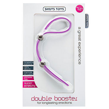 Shots Toys Double Booster, фиолетовое - фото, отзывы Shots Toys Double Booster, фиолетовое - фото, отзывы