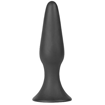 Shots Toys Silky Butt plug, черная, Анальная пробка большого размера Shots Toys Silky Butt plug, черная, Анальная пробка большого размера