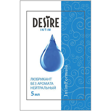 Desire Нейтральный, 5 мл, Лубрикант на водной основе Desire Нейтральный, 5 мл, Лубрикант на водной основе