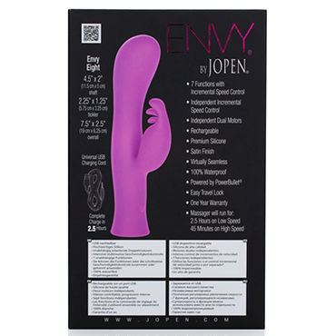 Envy by Jopen - Eight, Перезаряжаемый вибромассажер точки G и клитора и другие товары Jopen с фото Envy by Jopen - Eight, Перезаряжаемый вибромассажер точки G и клитора и другие товары Jopen с фото
