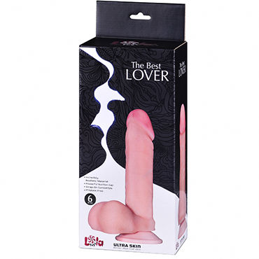 Lola Toys The Best Lover, 16 см - Реалистичный фаллоимитатор на присоске - купить в секс шопе Lola Toys The Best Lover, 16 см - Реалистичный фаллоимитатор на присоске - купить в секс шопе
