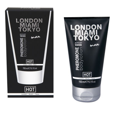 Hot London Miami Tokio Bodylotion Man, 150мл, Мужской лосьон для тела с феромонами Hot London Miami Tokio Bodylotion Man, 150мл, Мужской лосьон для тела с феромонами