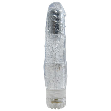 Toyz4lovers Jammy Jelly Crushy Glitter, прозрачный, Вибратор реалистичной формы Toyz4lovers Jammy Jelly Crushy Glitter, прозрачный, Вибратор реалистичной формы