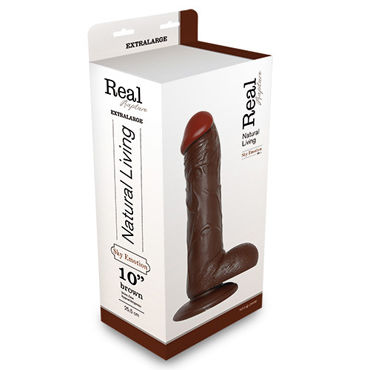 Toyz4lovers Dildo Real Rapture 28см, коричневый - фото, отзывы Toyz4lovers Dildo Real Rapture 28см, коричневый - фото, отзывы