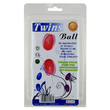 Baile Twins Ball, фиолетовые, Анальные шарики и другие товары Baile с фото Baile Twins Ball, фиолетовые, Анальные шарики и другие товары Baile с фото