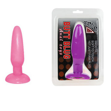 Baile Butt Blug 3,5 см, розовая, Анальная пробка Baile Butt Blug 3,5 см, розовая, Анальная пробка