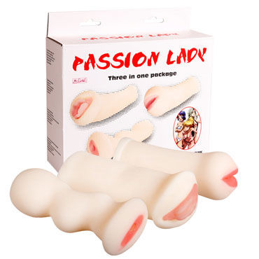 Baile Passion Lady Three In One Package, Набор мастурбторов с вибро Baile Passion Lady Three In One Package, Набор мастурбторов с вибро