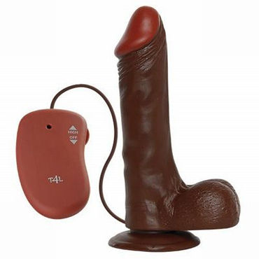 Toyz4lovers Real Rapture 24,6см, коричневый, Реалистичный вибратор на присоске Toyz4lovers Real Rapture 24,6см, коричневый, Реалистичный вибратор на присоске
