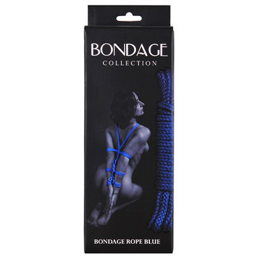 Lola Toys Bondage Collection, синяя - Веревка для бондажа - купить в секс шопе Lola Toys Bondage Collection, синяя - Веревка для бондажа - купить в секс шопе