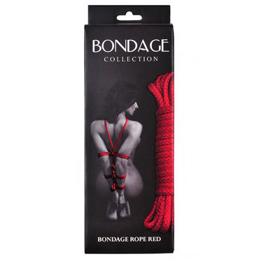 Lola Toys Bondage Collection, красная - Веревка для бондажа - купить в секс шопе Lola Toys Bondage Collection, красная - Веревка для бондажа - купить в секс шопе