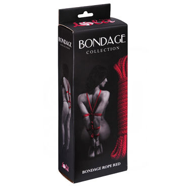 Lola Toys Bondage Collection, красная, Веревка для бондажа Lola Toys Bondage Collection, красная, Веревка для бондажа