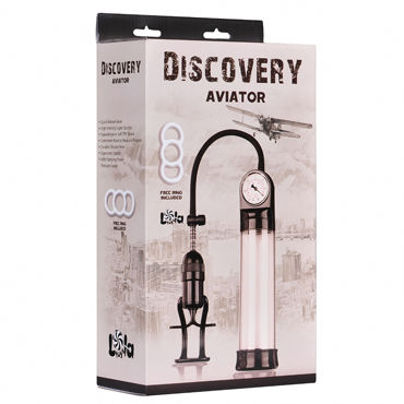 Lola Toys Discovery Aviator, Мужская вакуумная помпа с манометром Lola Toys Discovery Aviator, Мужская вакуумная помпа с манометром