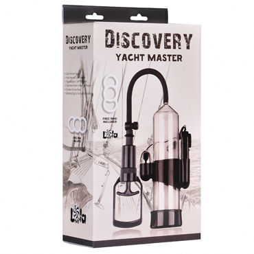 Lola Toys Discovery Yacht Master, Мужская вакуумная помпа с вибрацией Lola Toys Discovery Yacht Master, Мужская вакуумная помпа с вибрацией