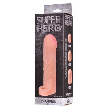 Lola Toys Super Hero Champion, Удлиняющая насадка на пенис Lola Toys Super Hero Champion, Удлиняющая насадка на пенис