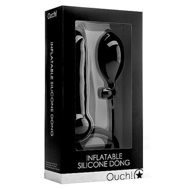 Ouch! Inflatable Silicone Dong, черный - фото, отзывы Ouch! Inflatable Silicone Dong, черный - фото, отзывы