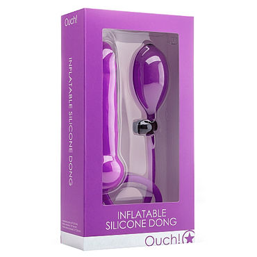 Ouch! Inflatable Silicone Dong, фиолетовый - фото, отзывы Ouch! Inflatable Silicone Dong, фиолетовый - фото, отзывы