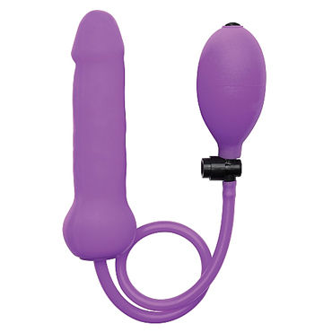 Ouch! Inflatable Silicone Dong, фиолетовый, Расширяющийся анальный фаллоимитатор Ouch! Inflatable Silicone Dong, фиолетовый, Расширяющийся анальный фаллоимитатор