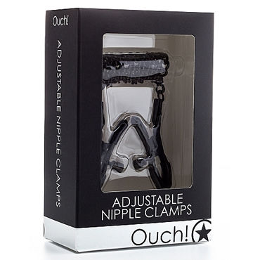 Ouch! Adjustable Nipple Clamps, черные - фото, отзывы Ouch! Adjustable Nipple Clamps, черные - фото, отзывы