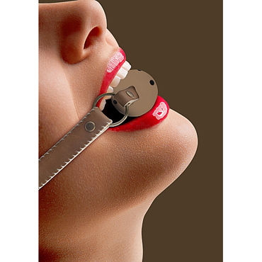 Ouch! Open Ball Gag, бежевый, Пластиковый кляп Ouch! Open Ball Gag, бежевый, Пластиковый кляп