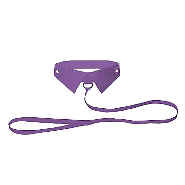 Ouch! Classic Collar with Leash, фиолетовый - фото, отзывы Ouch! Classic Collar with Leash, фиолетовый - фото, отзывы