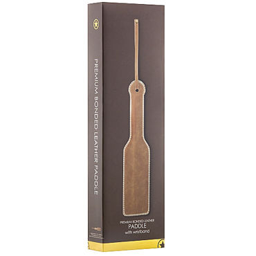 Ouch! Paddle, коричневая - Стильная шлепалка - купить в секс шопе Ouch! Paddle, коричневая - Стильная шлепалка - купить в секс шопе