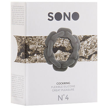 Shots Toys Sono Chain Cockring №4, серое - фото, отзывы Shots Toys Sono Chain Cockring №4, серое - фото, отзывы