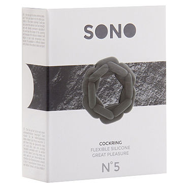 Shots Toys Sono Chain Cockring №5, серое - фото, отзывы Shots Toys Sono Chain Cockring №5, серое - фото, отзывы
