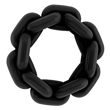 Shots Toys Sono Chain Cockring №5, черное, Эрекционное кольцо Shots Toys Sono Chain Cockring №5, черное, Эрекционное кольцо