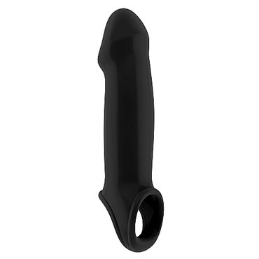 Shots Toys Sono Dong Extension №17, черная, Удлиняющая насадка на пенис Shots Toys Sono Dong Extension №17, черная, Удлиняющая насадка на пенис