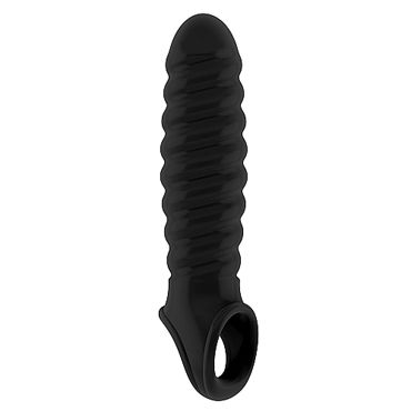 Shots Toys Sono Dong Extension №20, черная, Удлиняющая насадка на пенис Shots Toys Sono Dong Extension №20, черная, Удлиняющая насадка на пенис