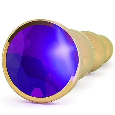 Shots toys Rich Gold Plug Purple Sapphire R3 - фото, отзывы Shots toys Rich Gold Plug Purple Sapphire R3 - фото, отзывы