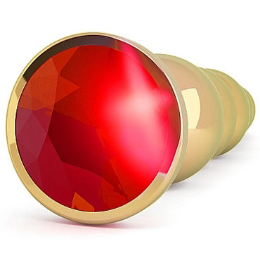 Shots toys Rich Gold Plug Red Sapphire R5 - фото, отзывы Shots toys Rich Gold Plug Red Sapphire R5 - фото, отзывы