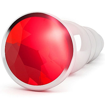 Shots toys Rich Silver Plug Red Sapphire R5 - фото, отзывы Shots toys Rich Silver Plug Red Sapphire R5 - фото, отзывы