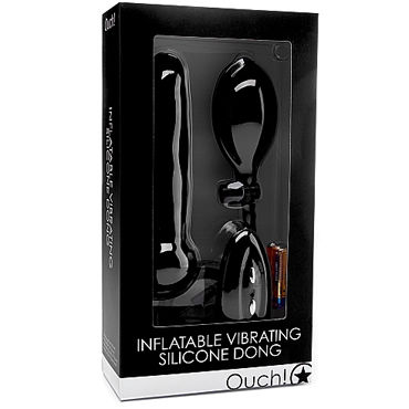 Ouch! Inflatable Vibrating Silicone Dong, черный - фото, отзывы Ouch! Inflatable Vibrating Silicone Dong, черный - фото, отзывы