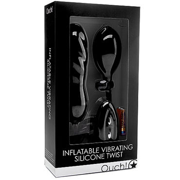 Ouch! Inflatable Vibrating Silicone Twist, черный - фото, отзывы Ouch! Inflatable Vibrating Silicone Twist, черный - фото, отзывы