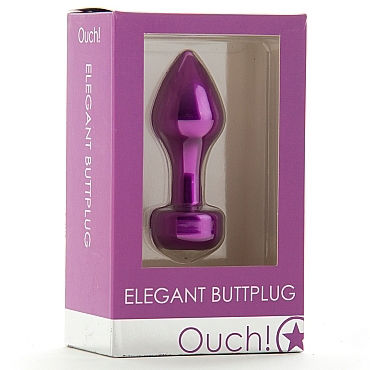 Ouch! Elegant Buttplug, фиолетовая - фото, отзывы Ouch! Elegant Buttplug, фиолетовая - фото, отзывы