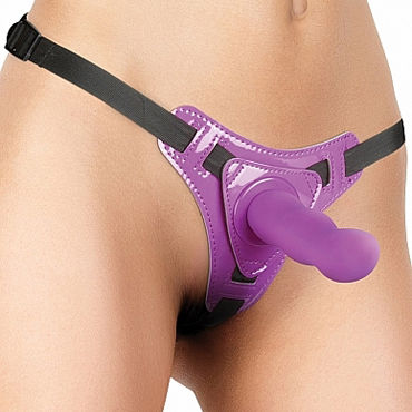Ouch! Delight Strap-On, фиолетовый, Стильный страпон Ouch! Delight Strap-On, фиолетовый, Стильный страпон