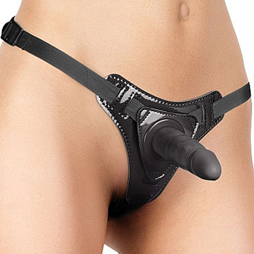 Ouch! Strap-On, черный, Стильный страпон Ouch! Strap-On, черный, Стильный страпон