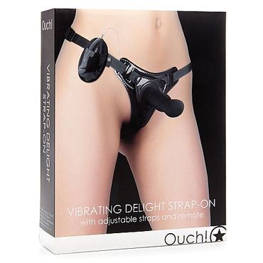 Ouch! Vibrating Delight Strap-On, черный - фото, отзывы Ouch! Vibrating Delight Strap-On, черный - фото, отзывы