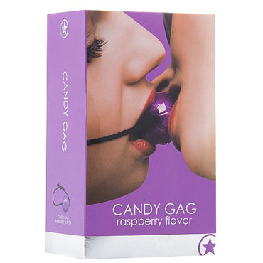 Ouch! Candy Gag со вкусом малины - Кляп-конфета - купить в секс шопе Ouch! Candy Gag со вкусом малины - Кляп-конфета - купить в секс шопе