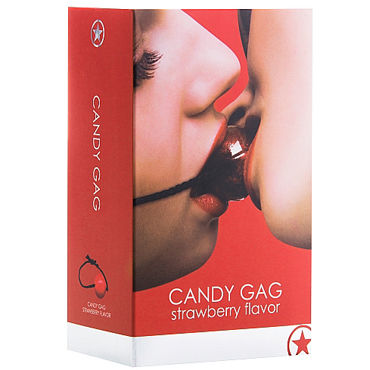 Ouch! Candy Gag со вкусом клубники - Кляп-конфета - купить в секс шопе Ouch! Candy Gag со вкусом клубники - Кляп-конфета - купить в секс шопе