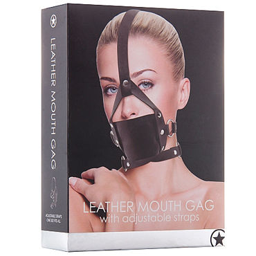 Ouch! Leather Mouth Gag, черный - фото, отзывы Ouch! Leather Mouth Gag, черный - фото, отзывы