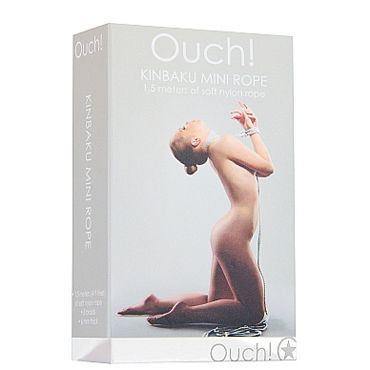 Ouch! Kinbaku Mini Rope 1,5м, белый - фото, отзывы Ouch! Kinbaku Mini Rope 1,5м, белый - фото, отзывы
