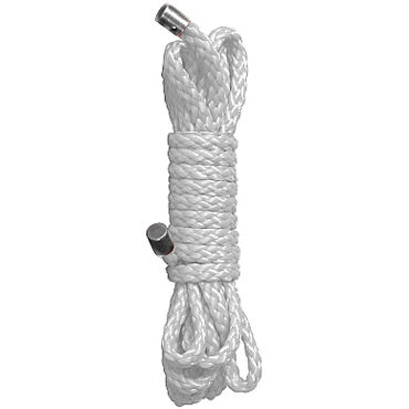 Ouch! Kinbaku Mini Rope 1,5м, белый, Нейлоновая веревка Ouch! Kinbaku Mini Rope 1,5м, белый, Нейлоновая веревка