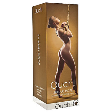 Ouch! Shibari Rope 10м - Конопляная веревка для связывание - купить в секс шопе Ouch! Shibari Rope 10м - Конопляная веревка для связывание - купить в секс шопе
