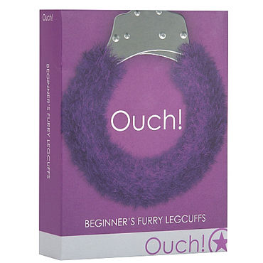Ouch! Beginners Legcuffs Furry, фиолетовые - фото, отзывы Ouch! Beginners Legcuffs Furry, фиолетовые - фото, отзывы